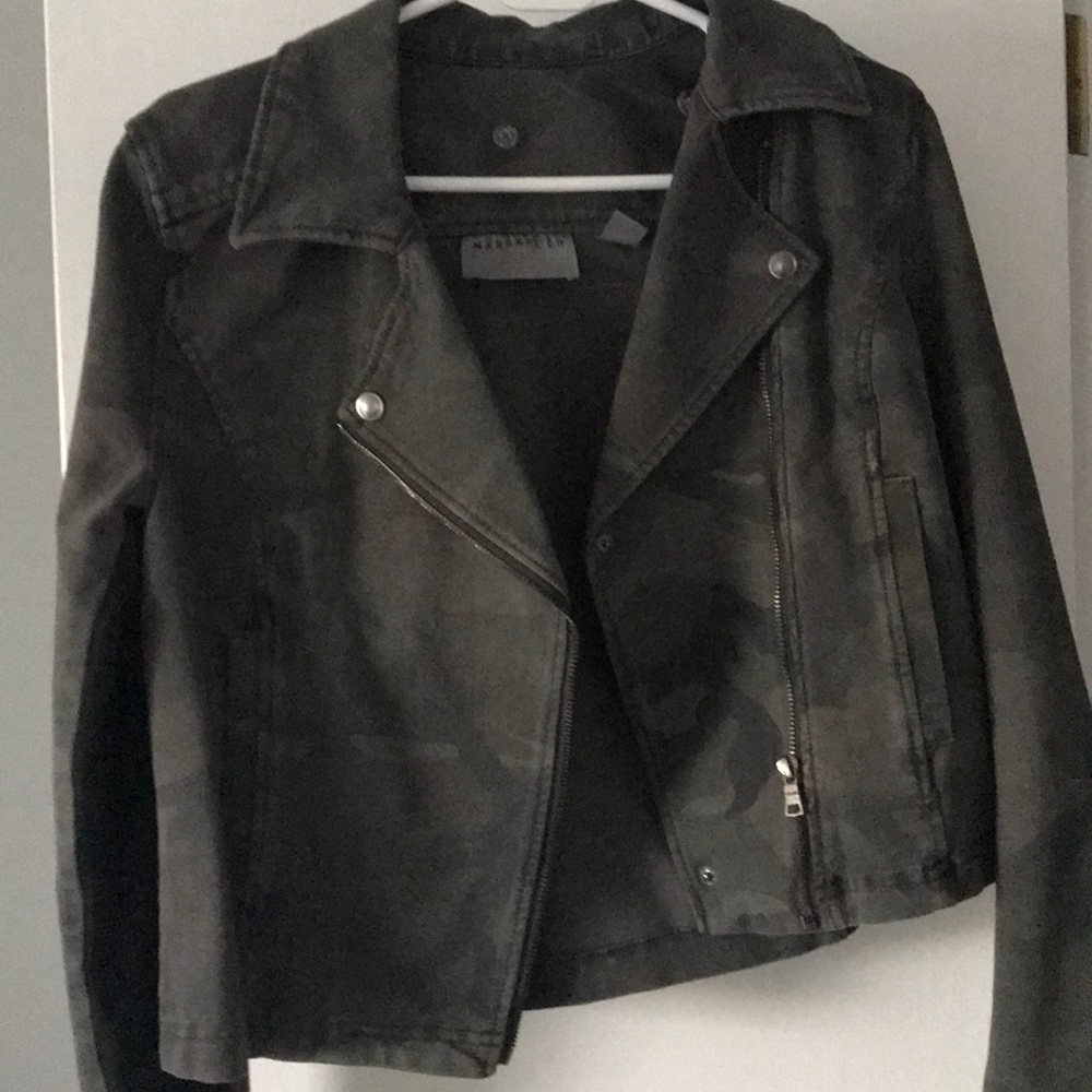 Marrakech muted camouflage motorcycle jacket